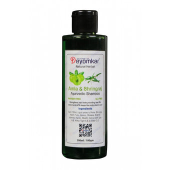Deyomkar Natural Herbal Amla-Bhringraj Shampoo 250 Gm