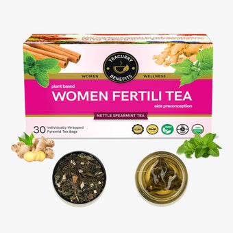 Teacurry Fertility Tea For Women With Diet Chart (1 Month Pack 