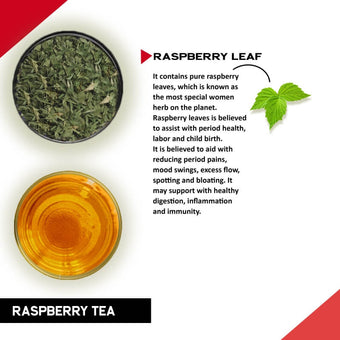 Teacurry Raspberry Leaf Tea (1 Month Pack 