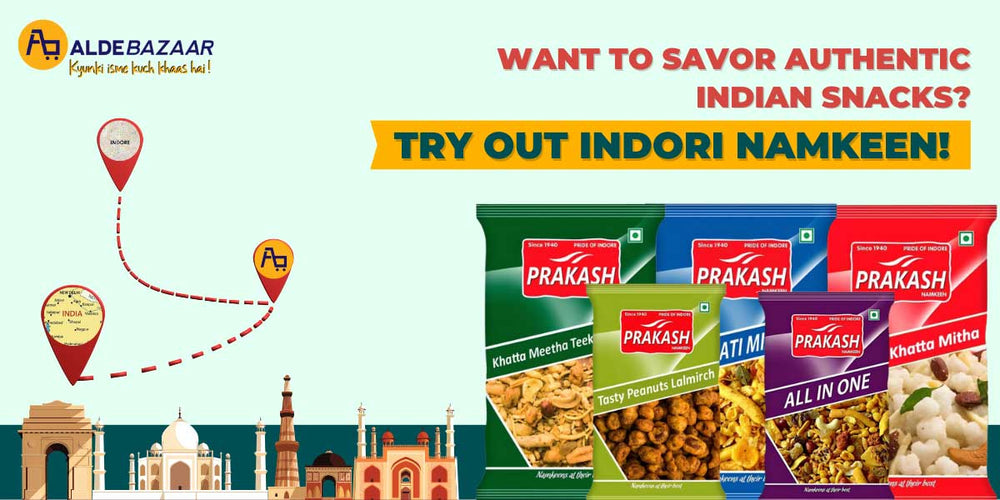 Want to savor authentic Indian snacks? Try out Indori Namkeen!
