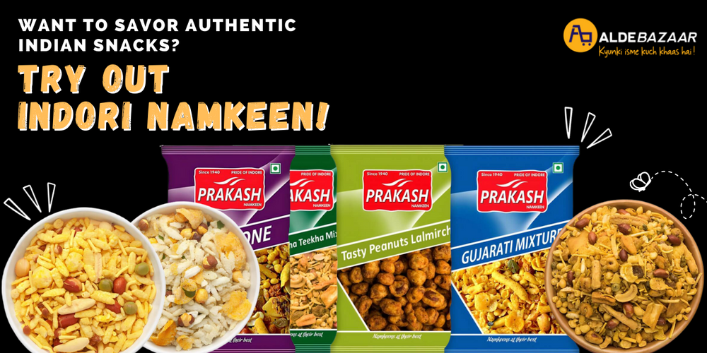 Want to savor authentic Indian snacks? Try out Indori Namkeen!