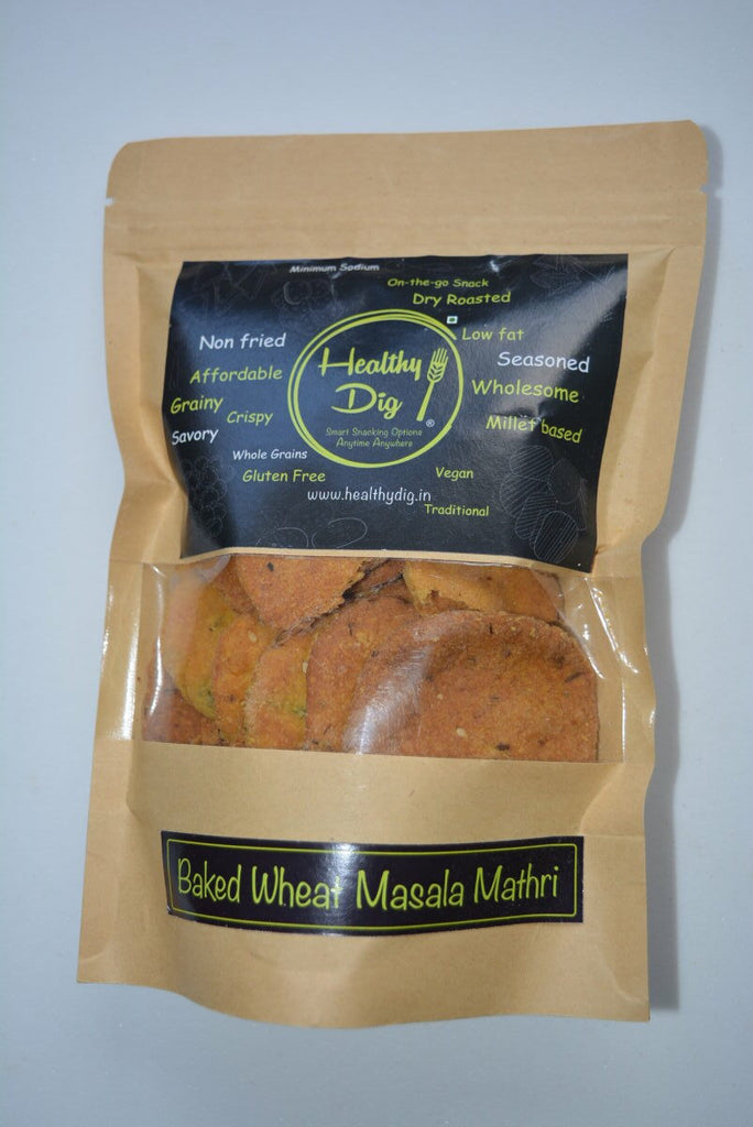 Baked Wheat Masala Mathri 100Gm