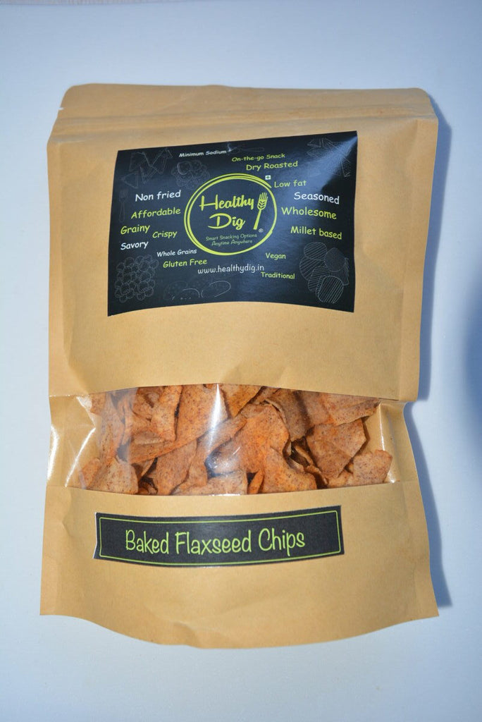 Flaxseed Chips 125Gm