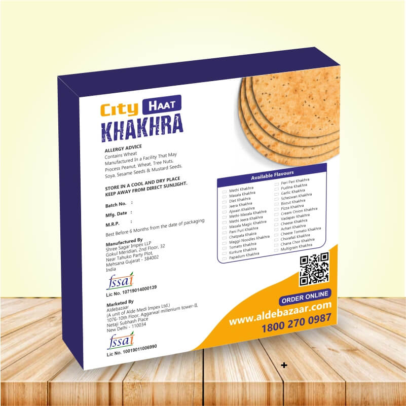 Chatpata Khakhra  (Pack Of 3*200Gm)