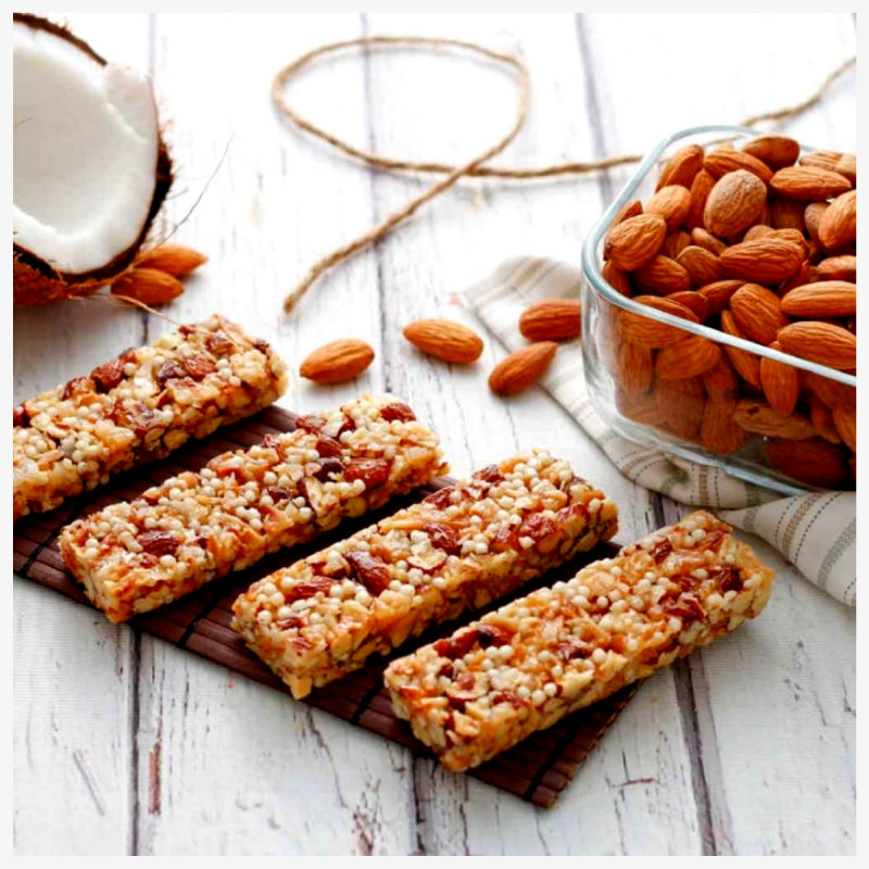FabBox Almond Health Bar (2 Bars) 60 Gm
