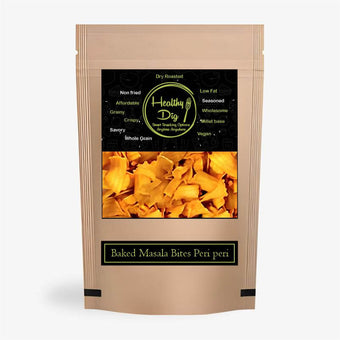 Healthy Dig Baked Masala Bites - Peri Peri 100Gm