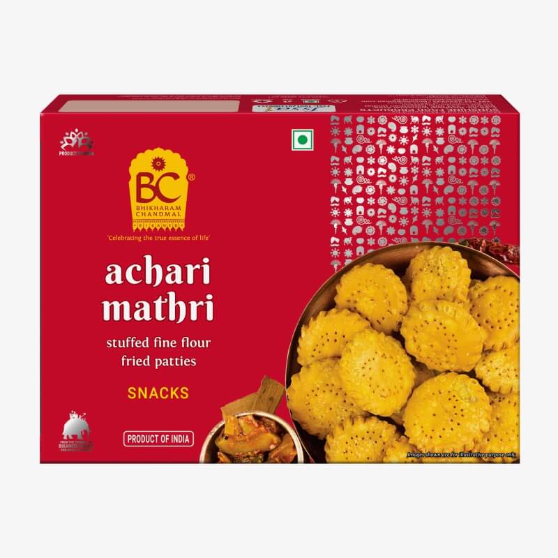 Bhikaram Chandmal Achari Masala Mathri 350Gm