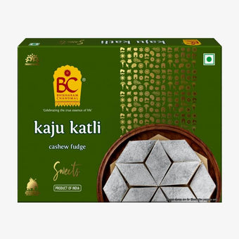 Bhikaram Chandmal Kaju Katli With Silver Foil 125 Gm