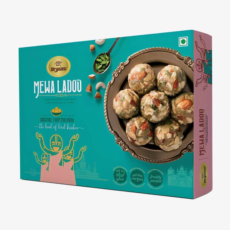 Brijwasi Mewa Laddoo 500Gm