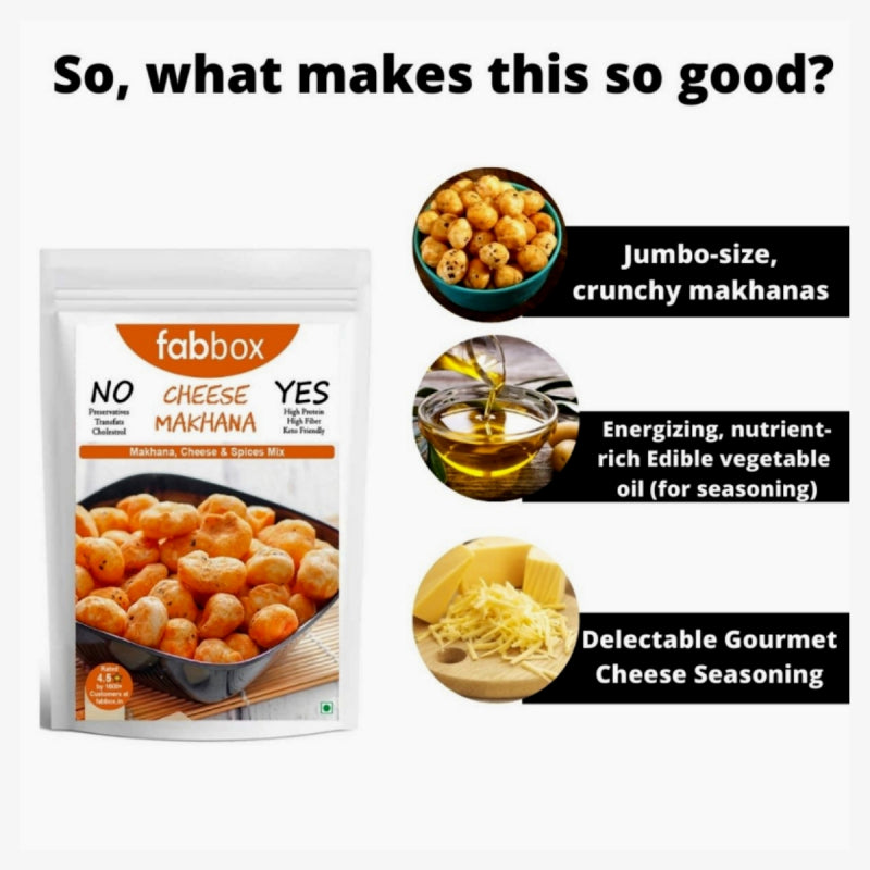 FabBox Cheese Makhana 35 Gm*3 (Pack Of 3)