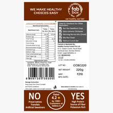 FabBox Choco Chip Banana Cookies 220 Gm