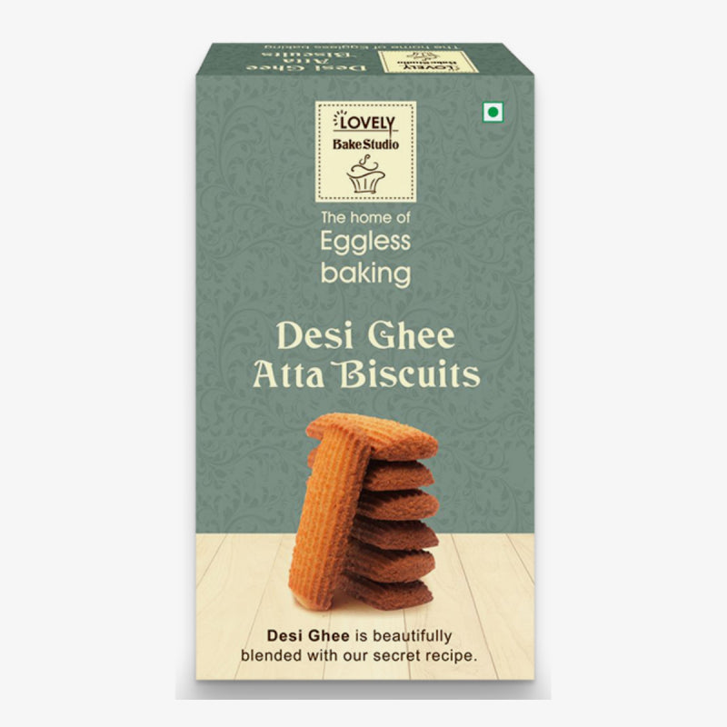Desi Ghee Aata Cookies 350 Gms