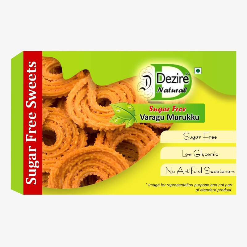 Dezire Lg Healthy Organic Millet Snacks  Varagu Murukku (Kodo Millet) 100Gm*2 (Pack Of 2)