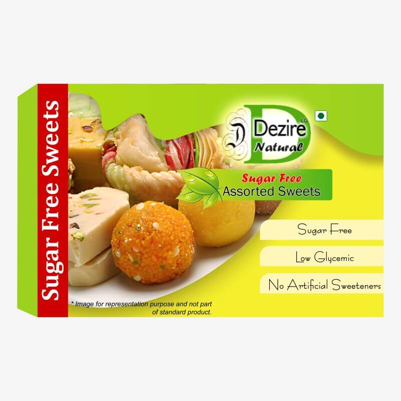 Dezire Lg Natural Sugar Free Assorted Sweets 1000Gm