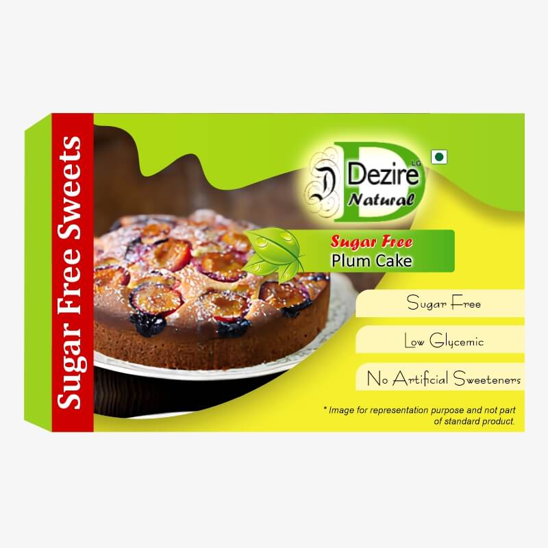 Dezire Lg Natural Sugar Free Eggless Plum Cake 500Gm