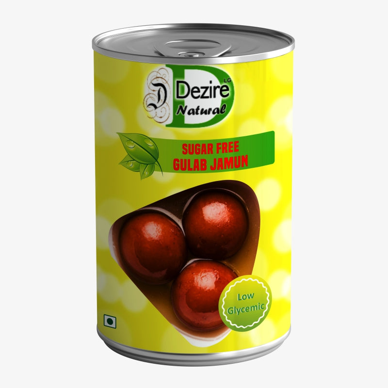 Dezire Lg Natural Sugar Free Gulab Jamun Tin 500Gm
