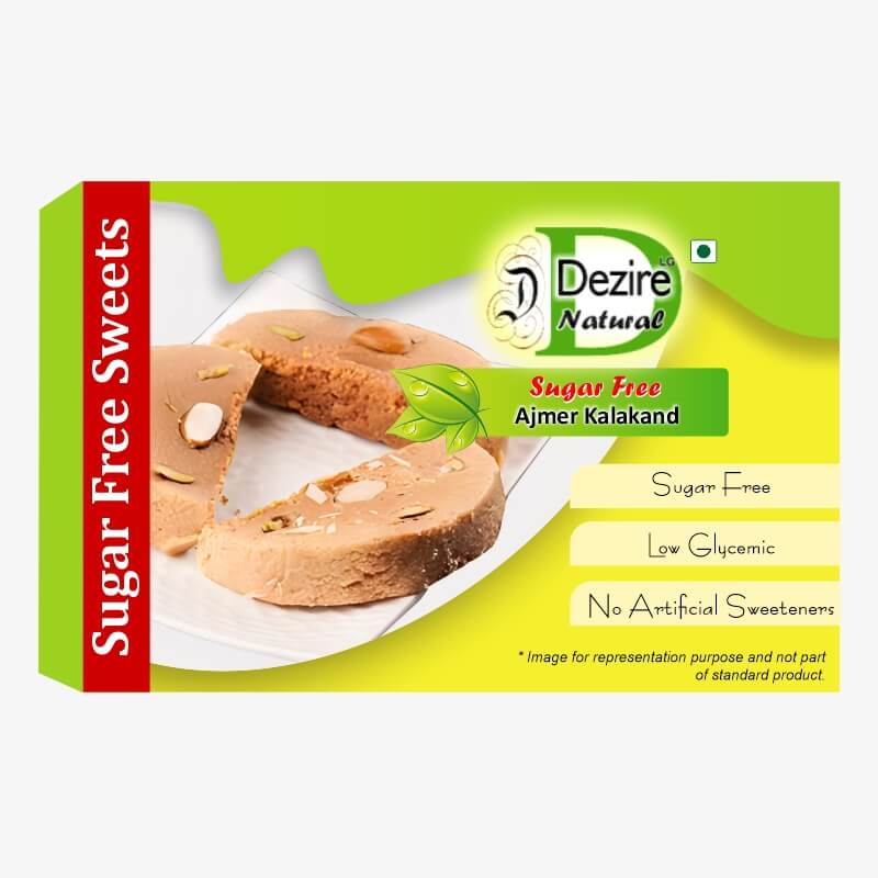 Dezire LG Natural Sugar Free Low GI Ajmer Kalakand 500Gm