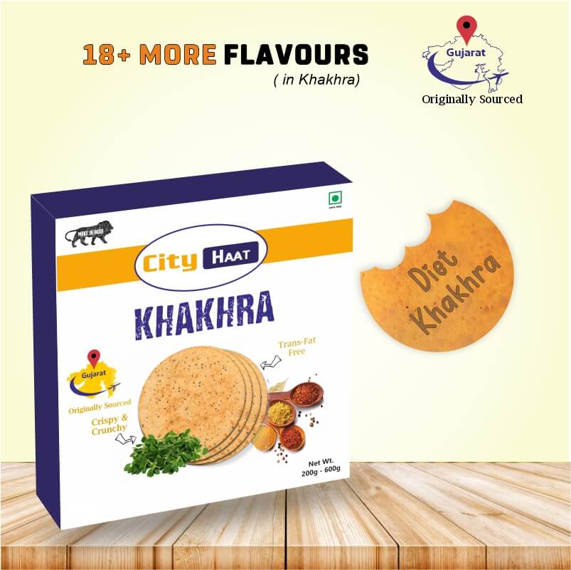 Diet Khakhra  (Pack Of 3*200Gm)
