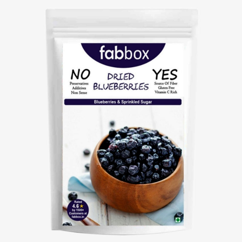 FabBox Dried Blueberries 100 Gm