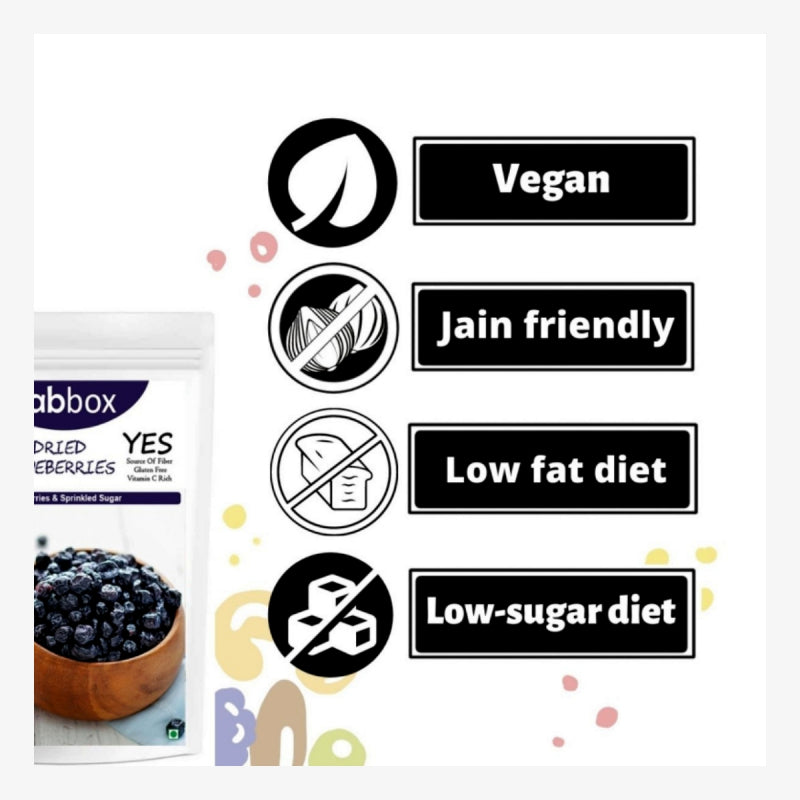 FabBox Dried Blueberries 100 Gm