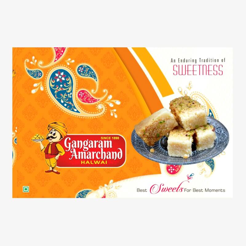 Gangaram Amarchand Milk Cake 500Gm