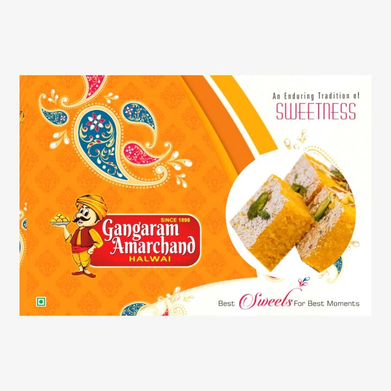 Gangaram Amarchand Moongdal Burfi 1Kg