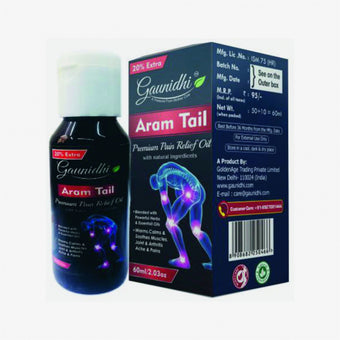 Gaunidhi Aaram Tail (Premium Pain Relief Oil) (Pack Of 2)