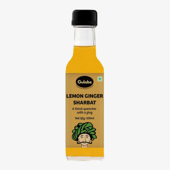 Gulabs Mini Lemon Ginger Sharbat (Pack of 2) 100ml x 2