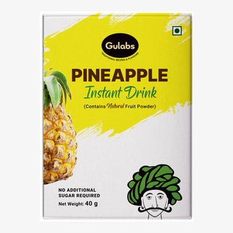 Gulabs Pineapple Instant Drink (Pack of 5) 40gm x 5