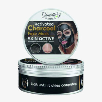 Gaunidhi Herbal Activated Charcoal Luxury Soap Pack Of 3 (100 Gm*3)