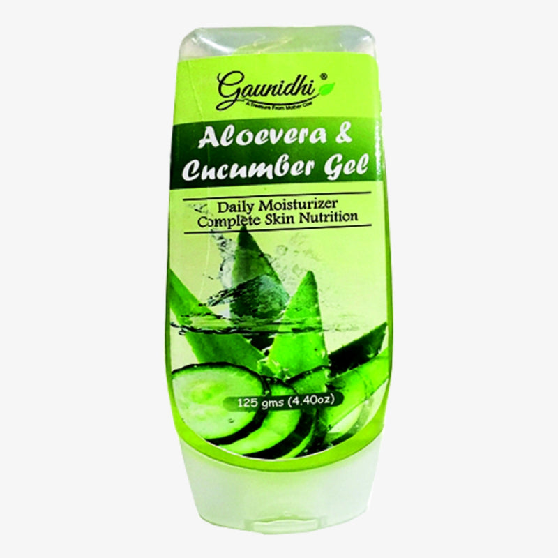 Gaunidhi Herbal Aloevera + Cucumber Gel (150 Gm*2) Pack Of 2