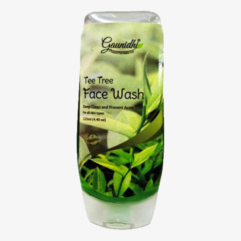 Gaunidhi Herbal Tea Tree Oil Facewash (60 Ml*4) Pack Of 4