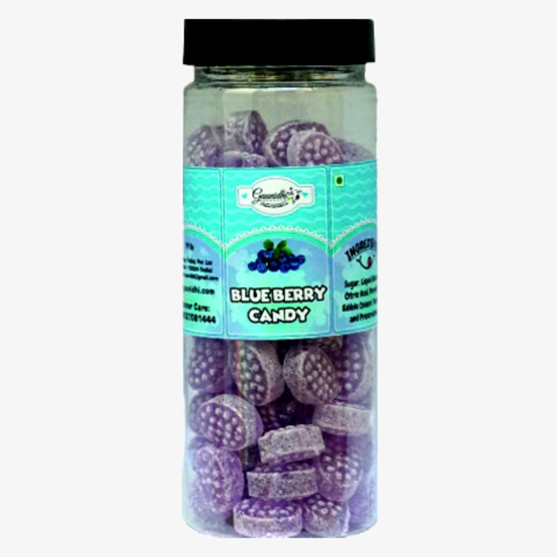 Home Made Blueberry Candy (200 Gm*2) Jar Pack Of 2