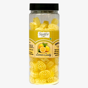 Home Made Khatta Mitha Nimbu Candy (200 Gm*2) Jar (Lemon) Pack Of 2