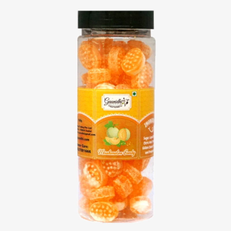 Home Made Musk Melon Candy (200 Gm*2) Jar Pack Of 2
