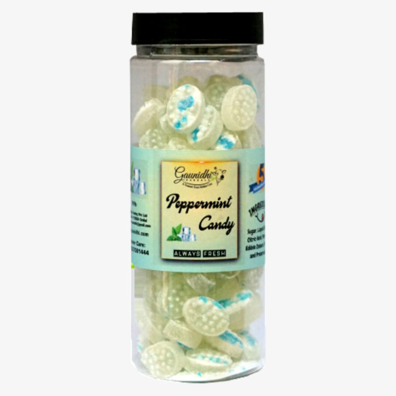 Home Made Pepermint Candy (200 Gm*2) Jar Pack Of 2