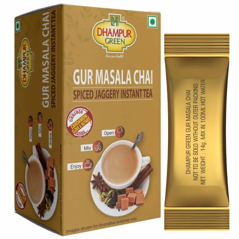Instant Gur Masala Chai (Spiced Jaggery Tea) (Pack Of 2) 140Gm*2