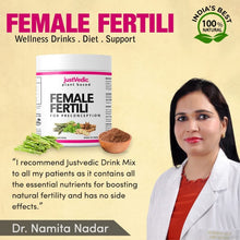 Justvedic Female Fertili Drink Mix (1 Month Pack | 30 Tea Bags) - Helps With Fertility And Ovulation