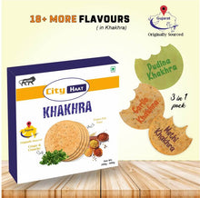 Masala Khakhra Combo 3* 200Gm In 1 Pack  ( Pudina, Garlic, Methi )