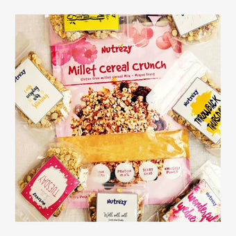 Nutrezy Millet Cereal Crunch - Vanilla 350Gm