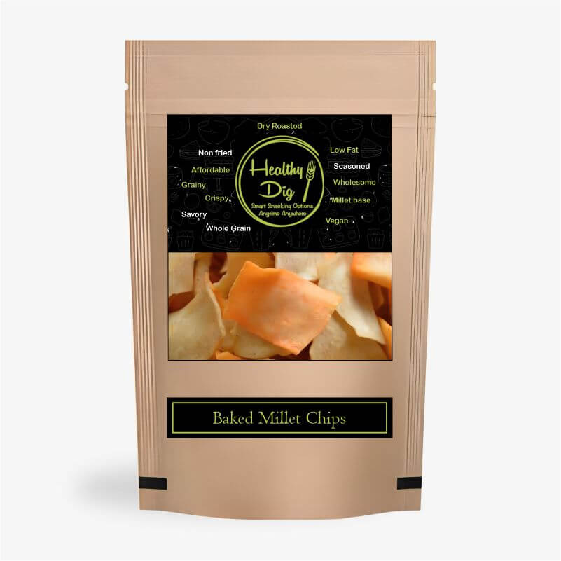 Healthy Dig Millet Chips 125Gm