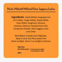 Motia's Nutlads Home Made Traditional Multi-Millet(4 Millets) Laddu-Palm Jaggery