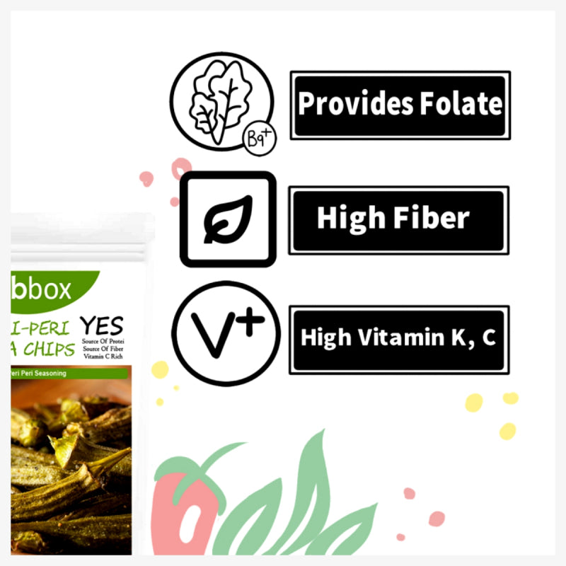 FabBox Peri Peri Okra Chips 70 Gm