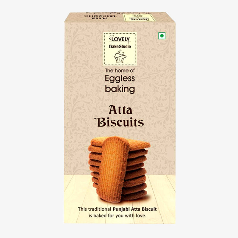Plain Aata Cookies 350 Gms