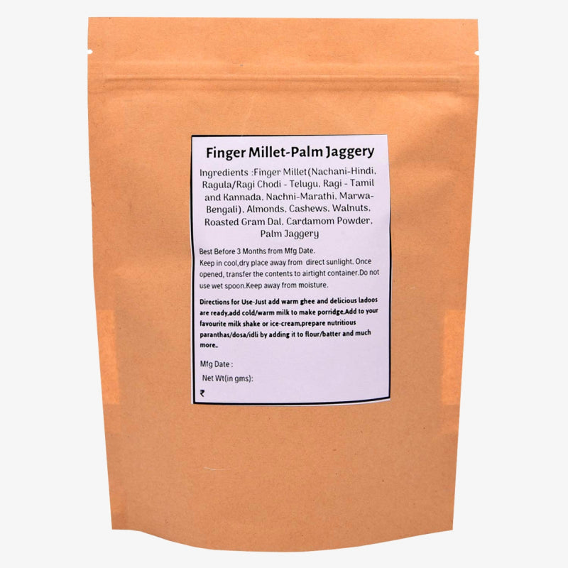 Motia's Ready-To-Eat-Finger Millet(Mix)-Palm Jaggery-250 Gm