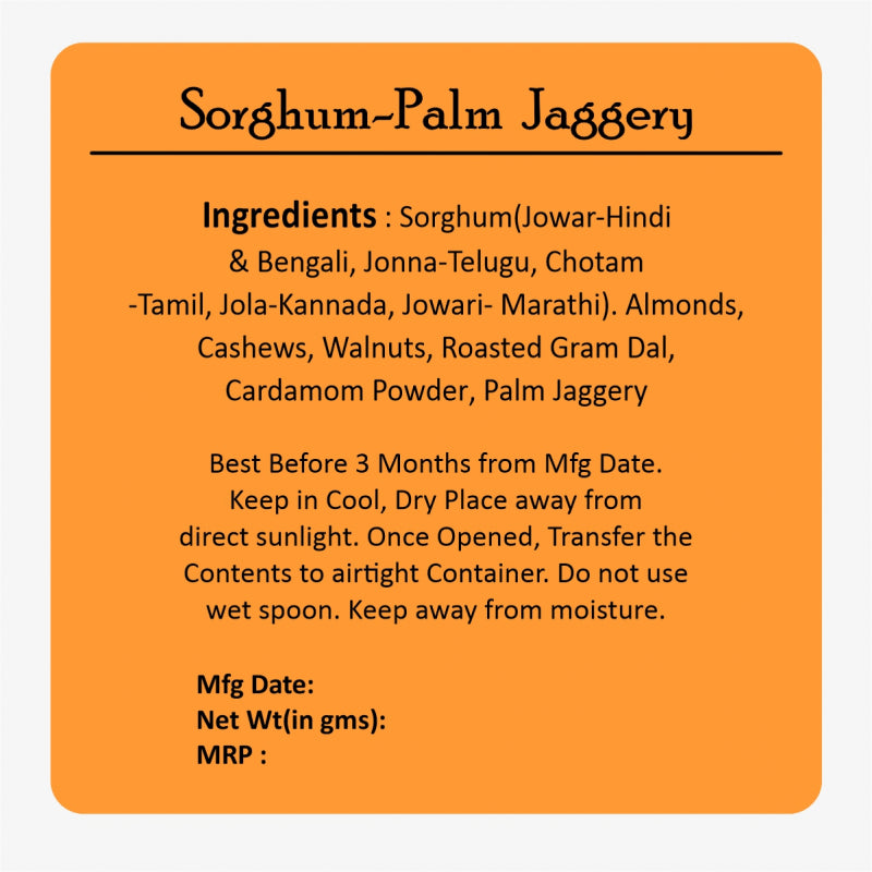 Motia's Ready-To-Eat-Sorghum(Jowar)-Mix-Palm Jaggery-250 Gm