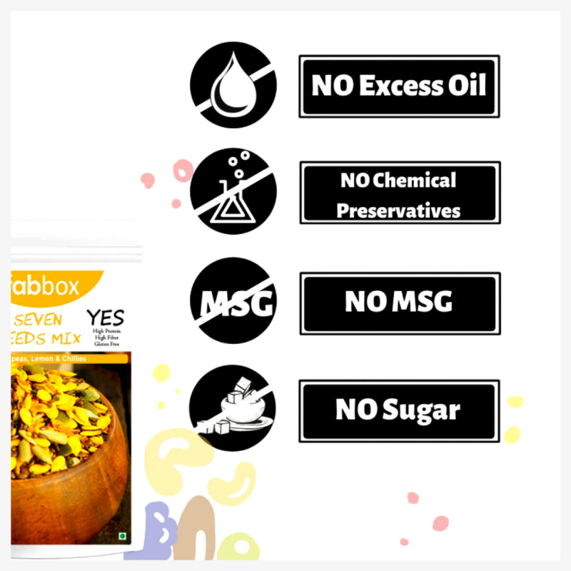 FabBox Seven Seeds Mix 70 Gm*2 (Pack Of 2)