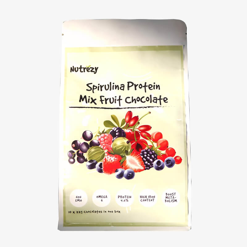 Nutrezy Spirulina Mixed Fruit Chocolate 220Gm