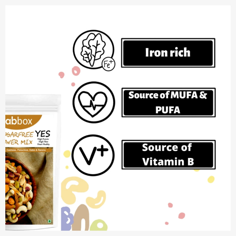 FabBox Sugarfree Power Mix 140 Gm