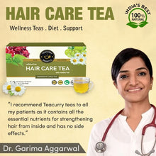 Teacurry Hair Care Tea (1 Month Pack | 30 Tea Bags) - Helps With Hair Growth, Shine, Repair & Strength